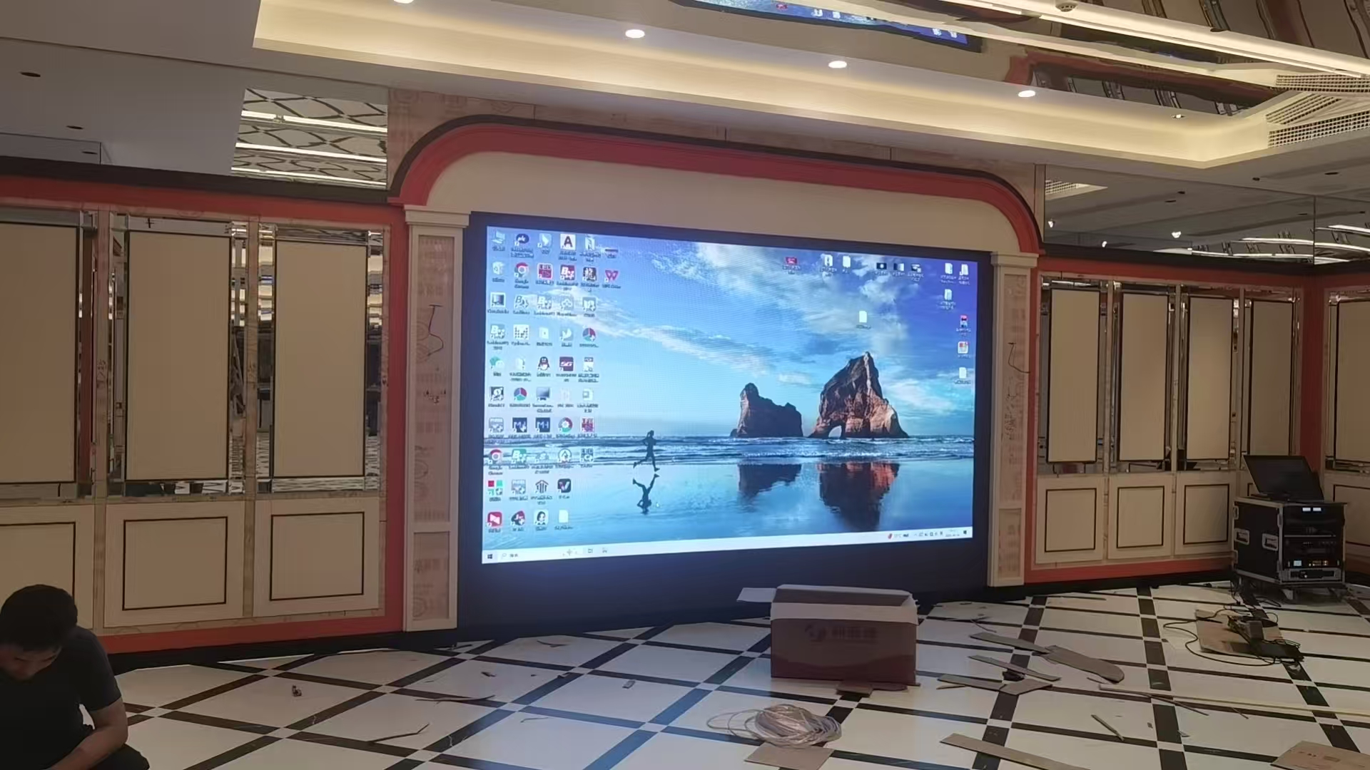 金城大厦某酒店宴会厅LED屏